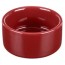 Porcelain red round 2oz / 6cl bowl 2" x 2" (6.5x6.5cm) - Purity Divinity - Chef & Sommelier