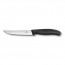 Steak Knife with 12cm / 5" smooth blade and synthetic black handle - swissclassic - victorinox