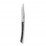 Stainless steel steak knives 8.6 " / 22.5 cm black decorated handle - K2 Noir - Comas