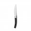 Steak knives stainless steel mirror finish black handle 22.7cm/8.7" - Set of 6 - Zermatt - Comas
