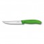 Steak knife 12cm / 5" blade with green synthetic handle - swissclassic - victorinox