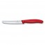 Tomato and Sausage Knife with 11cm / 4" blade and red handle - swissclassic - victorinox 