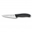 Chef knife with 12cm / 5" blade and black synthetic handle - fibrox - victorinox