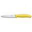 Paring knife with 10cm / 3.94" smooth blade and yellow synthetic handle - swissclassic - victorinox