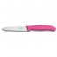 Paring knife with 10cm / 3.94" smooth blade and pink synthetic handle - swissclassic - victorinox