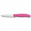 Paring knife with 8cm / 3.15" smooth blade and pink synthetic handle - swissclassic - victorinox