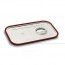 Stainless steel 18/10 lid GN 2/3 35.4 x 32.5cm / 13.8 x 12.6" with silicone seal - Lacor