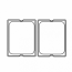 Polycarbonate lid GN 1/2 32.5x26.5cm / 13x10" for references 202.06/07 - 113.42 - AZ Boutique