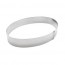 Stainless steel oval cake ring 12" / 30cm  - Paderno