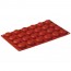 Flexible silicone mold - 24 half-spheres pomponette - Paderno