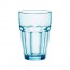Gobelet forme haute teinté bleu 37cl - Lot de 6 - Rock Bar - Bormioli Rocco