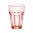 Tinged peach/orange highball glass - 37cl / 12.5oz - Rock Bar - Bormioli Rocco