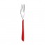 Red table fork - 2mm thick 18/0 stainless steel - Red Eclat - Amefa