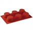 Moule flexible en silicone - 6 muffins