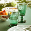 Emerald water goblet - La Rochère