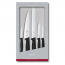 Kitchen knives with black synthetic handle - Set of 5 - SwissClassic