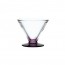 Icecream cup 5oz / 15cl with purple stem Vega - La Rochère