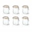 Set of 6 glass canning jars 17oz / 0.5L with 85mm airtight gaskets - super - le parfait