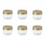 Set of 6 glass terrine jars 7oz / 200g with 82mm screw lid - Familia Wiss - le parfait