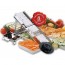 Professional Stainless steel mandoline 60 blades + universal guard 17 x 5 x 2" / 42 x 13.5 x 4.5 cm - Classique - Bron Coucke