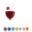 Set of 8 glass markers Grappes - Vacuvin 