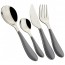 24 pieces cutlery set 18/10 stainless steel - grey ABS handle - Gioia - Bugatti