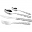 24-piece stainless steel 13/0 and 18/0 mirror and sandblasted cutlery set - Adèle - Albert de Thiers
