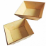 Disposable mini bamboo recipient in natural color 5x5x2 cm / 2 x 2 x 0.7" - Set of 100