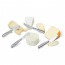 Set of 4 stainless steel cheese knives - Explore - Boska