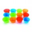 Silicone muffin mold multicolored 7 x 3.5 cm / 2.7 x 1.2 " - Set of 12 - Lacor