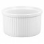 Porcelain pleated deep soufflé dish 47oz / 140cl white 6" / 16.5cm - Pillivuyt