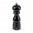 Black lacquered salt mill 18cm/7" - beech wood - Paris Classic - Peugeot