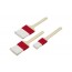 Pinceau pâtissier - 6cm - Fibres nylon - Virole plastique - Paderno