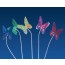 Pique décoration papillon métallisé pour glace 15cm - Lot de 100 - Décorations glace - AZ boutique