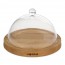 Round oakwood cheese board Ø24cm/9,4" with lid   - Life - Boska