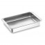 Stainless steel rectangular gratin dish 12 x 8 x 2 " / 30 x 21 x 5.5 cm - Lacor