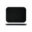 Plastic black rectangular anti-slip bar tray 12 x 16" / 30 x 41 cm - bar - cosy & trendy