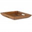 Square wooden serving tray with handles 12 x 12" / 30,5 x 30,5 cm - bar - cosy & trendy