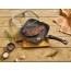 Stone style frying pan cast aluminium 11" / 28cm - Glass lid - Premium