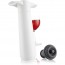 White plastic vacuum pump with 1 stopper  - Vacu Vin