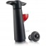 Black vacuum pump with 1 stopper - Vacu Vin
