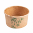 Icecream tubs 3oz / 90ml green leaves patterns - Set of 2000 - Feel Green - AZ Boutique