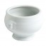 Porcelain soup bowl white 18.6oz / 55 cl - Set of 4 - Tête de lion - Cosy & Trendy