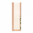 Brown kraft bread wrapper 32g/m² 6x2x19" (14x4x48cm) green leaves patterns - Set of 250 - Feel Green - AZ Boutique