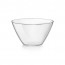 Round transparent glass salad bowl 5" / 13 cm - basic - bormioli rocco