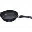 Round frying pan 11" / 28cm "stone style" cast aluminium - glass lid - Premium - Pradel Excellence