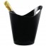 Oval wine bucket in black acrylic - Bucket - Paderno