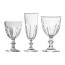Set of 18 pieces - stem glass 16cl / 25cl (5.41/8.45oz) and champagne flutes 16cl (5.41oz) - Rambouillet - Cristal d'Arques