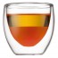 set of 2 double wall glasses 2.7oz / 8cl - pavina - bodum