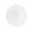 Porcelain white saucer 6" / 15.5cm with straight lines pattern - Ginseng - Chef & Sommelier